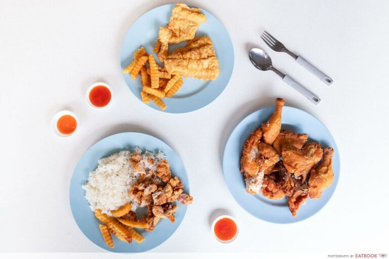 Asia Western Food Review 8 Whole Spring Chicken By Elderly Hawker In