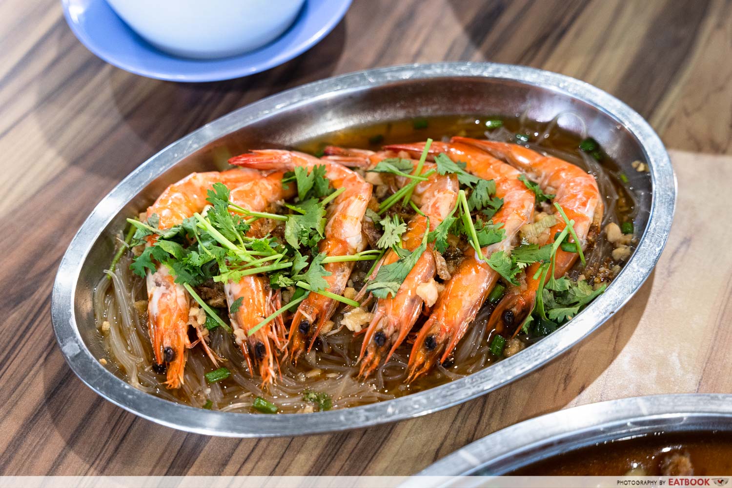 canton delicacies - steamed prawn vermicelli