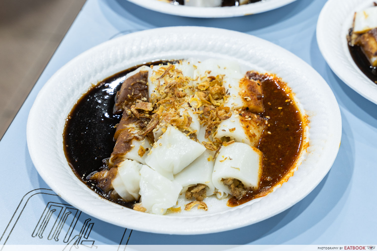 genuine shanghai mushroom pork and shrimp chee cheong fun