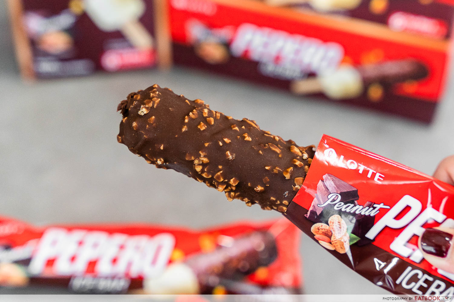 lotte pepero - peanut stick