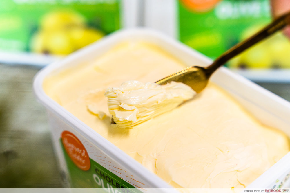 olive fruit spread vegan butter