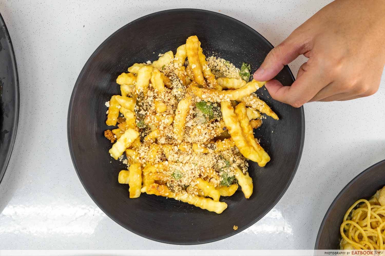 Cheesy Salted Egg Yolk Cereal Fries