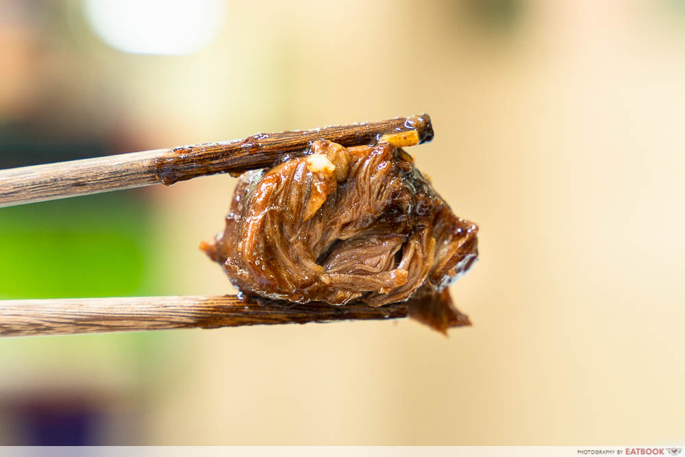 braise lu zhi jia pork cheek set interaction shot