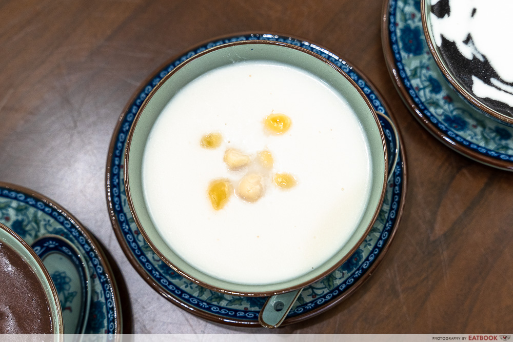 darkness dessert peanut soup with gingko nuts and lotus seeds intro shot