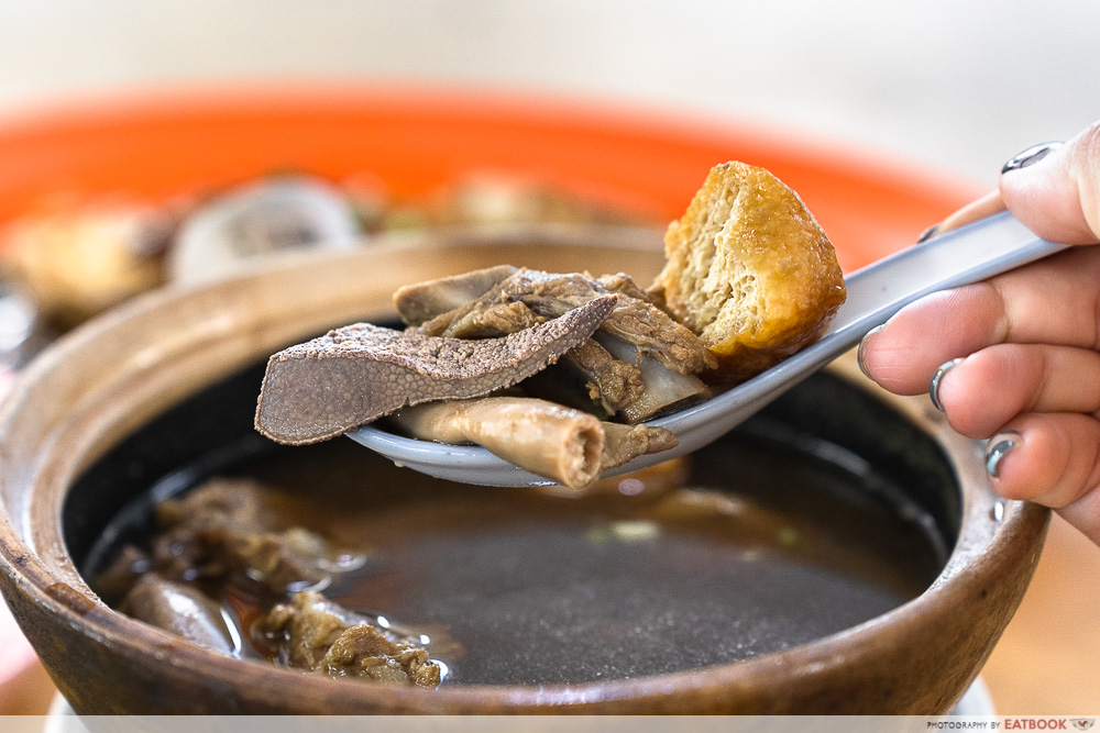 kedai bak kut teh hin hock jb - bak kut teh ingredients