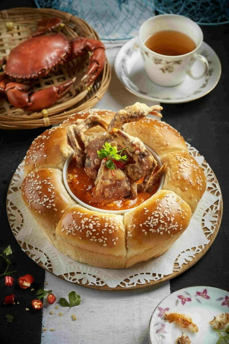 old chang kee chilli crab Flower Bread with Chilli Soft Shell Crab 