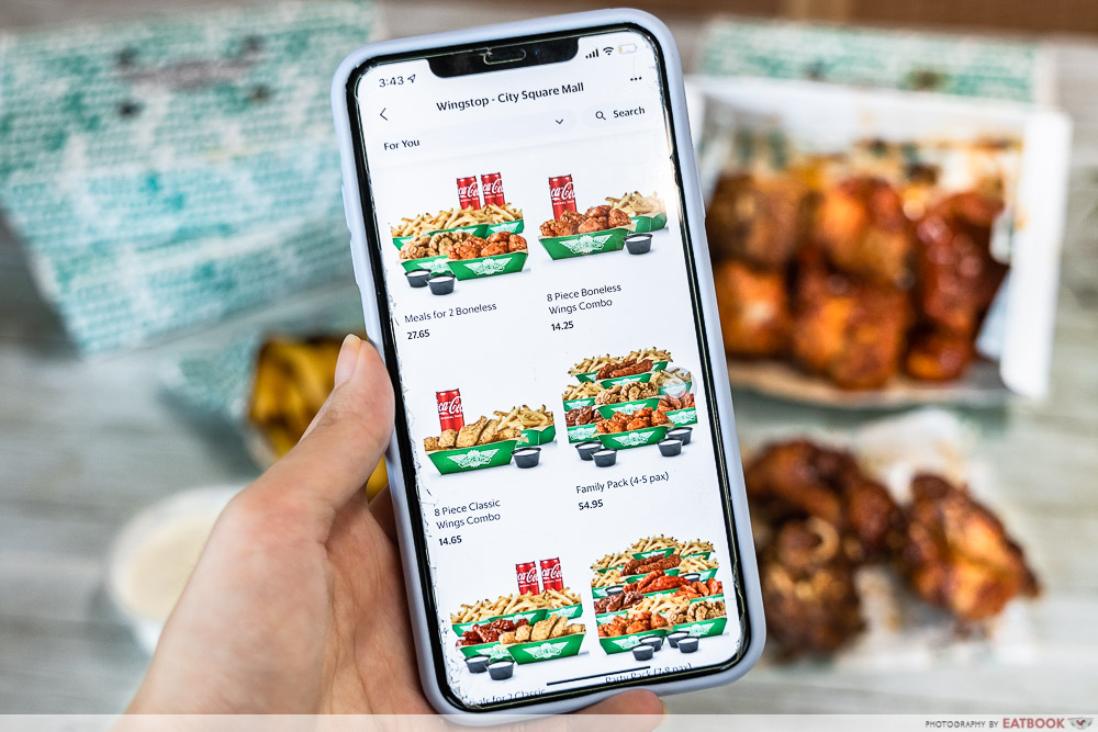 grabfood fried chicken day - ordering