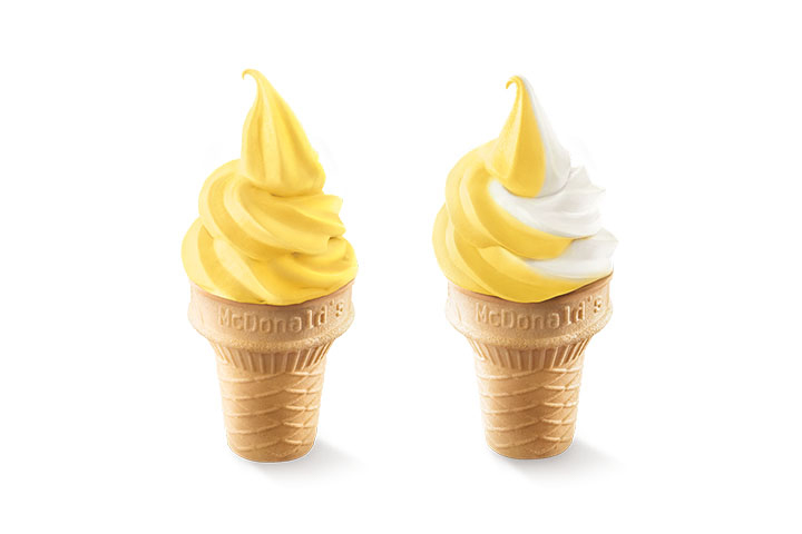 mcdonalds mango cone