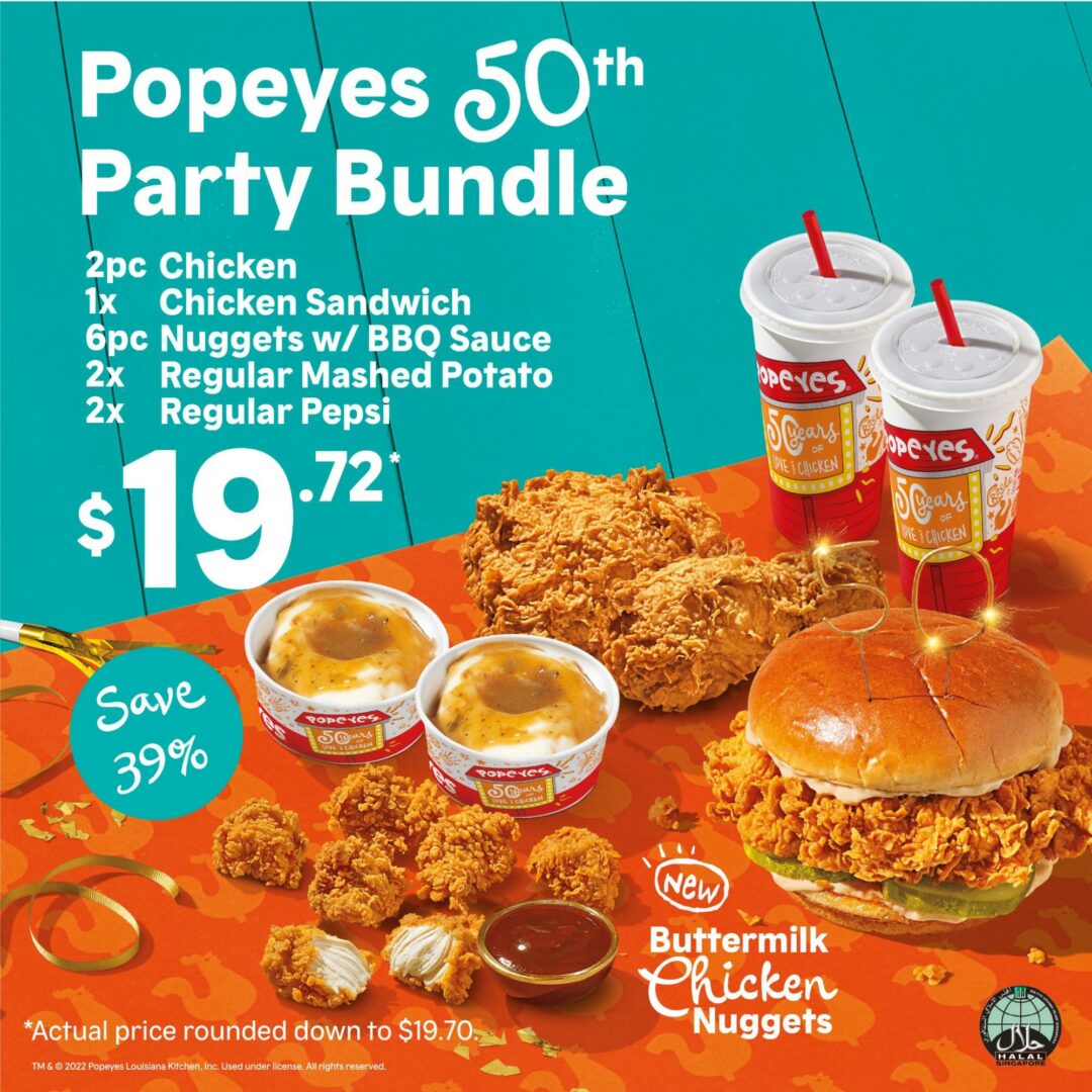 Popeyes Launches New Buttermilk Chicken Nuggets And Party Bundle To ...