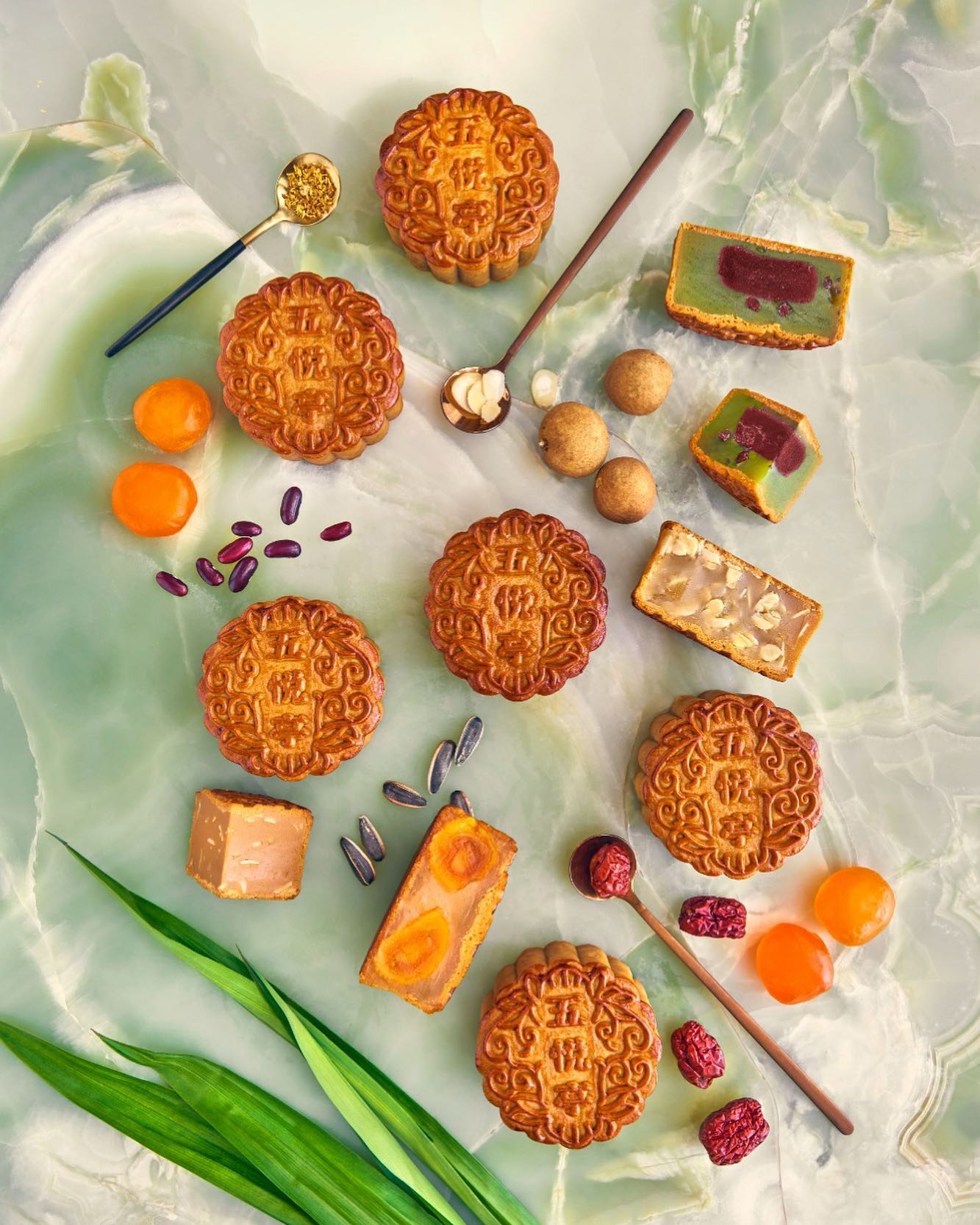 traditional baked mooncakes