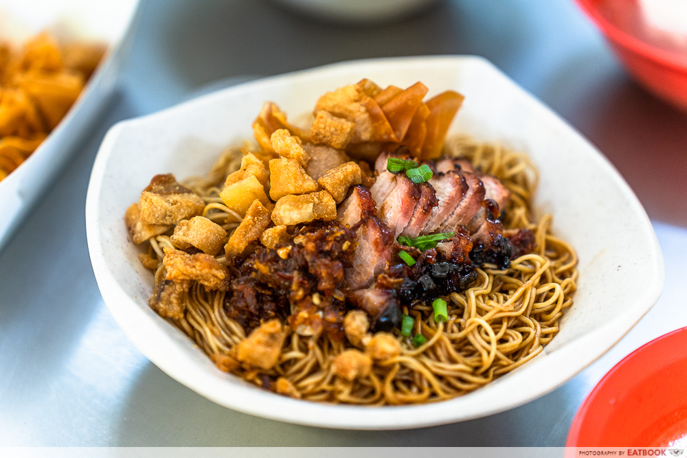 wantan mee ds - char siew noodles