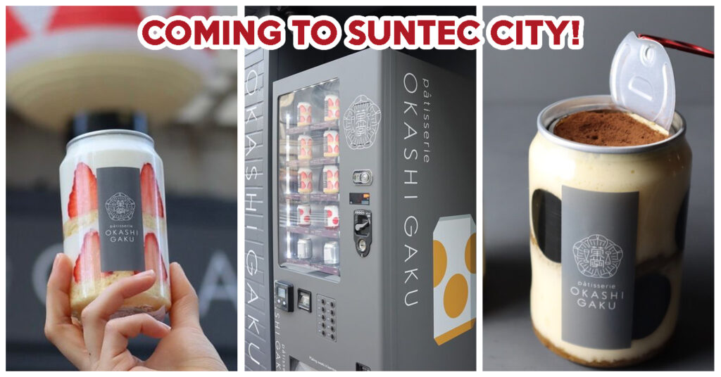 OKASHI GAKU CAKE CANS OPENING IN SINGAPORE