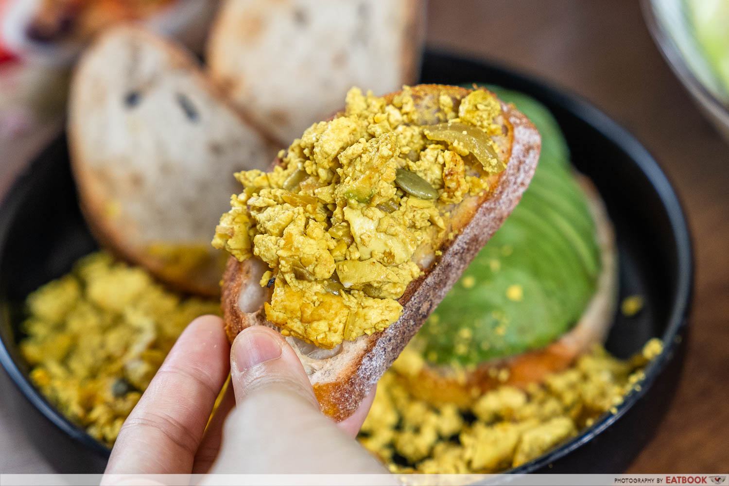 tofu scramble on toast easy recipe