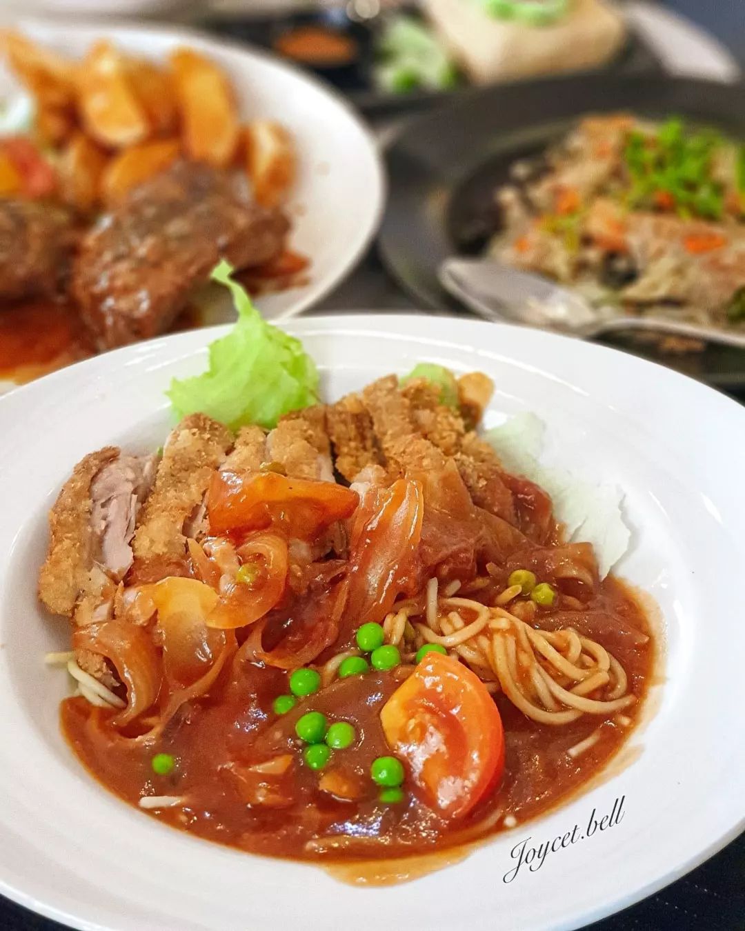 british hainan singapore pork chop