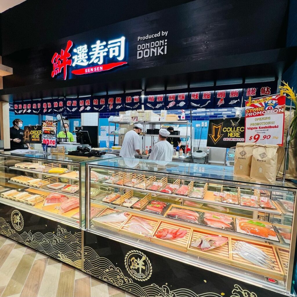 don don donki sushi kiosk