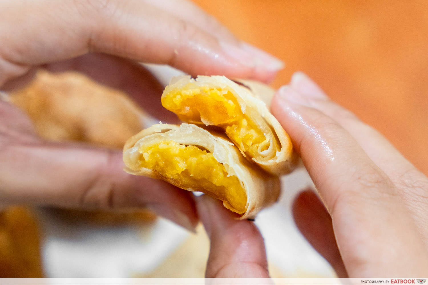 fantastic dim sum - durian box detail