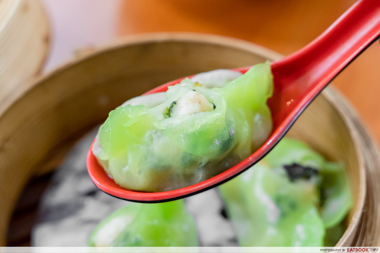 fantastic dim sum - spinach dumpling