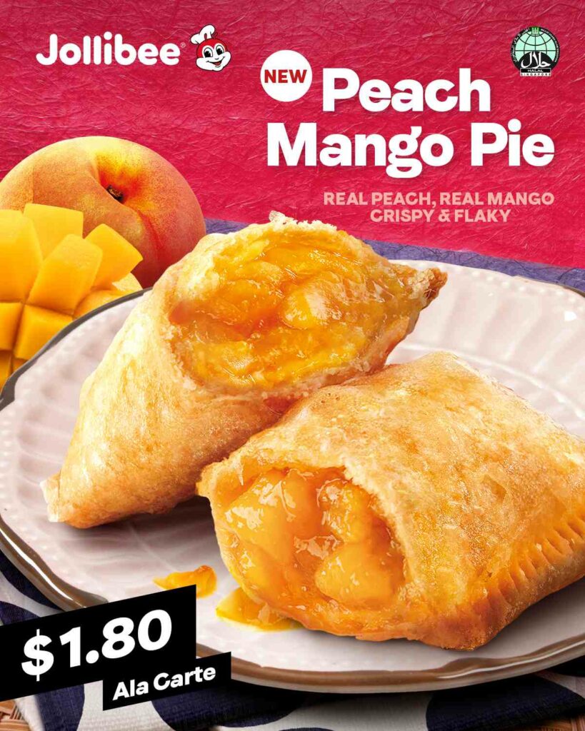 Jollibee Brings Their Famous Peach Mango Pie To Singapore, Get It For