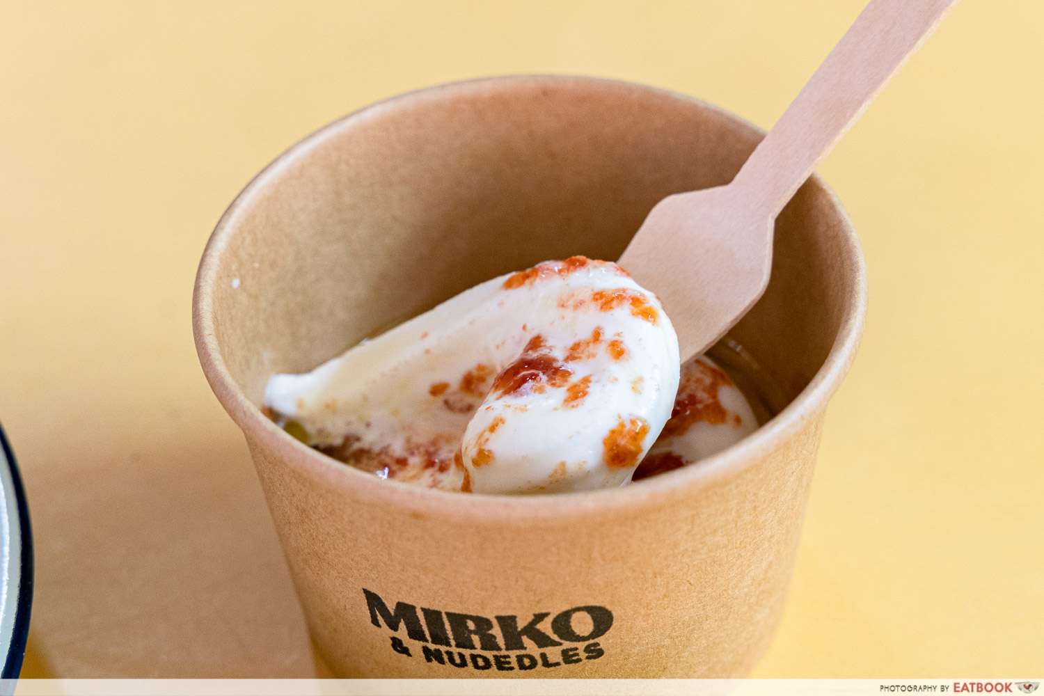 mirko febbrile x nudedles - burrata soft serve close-up