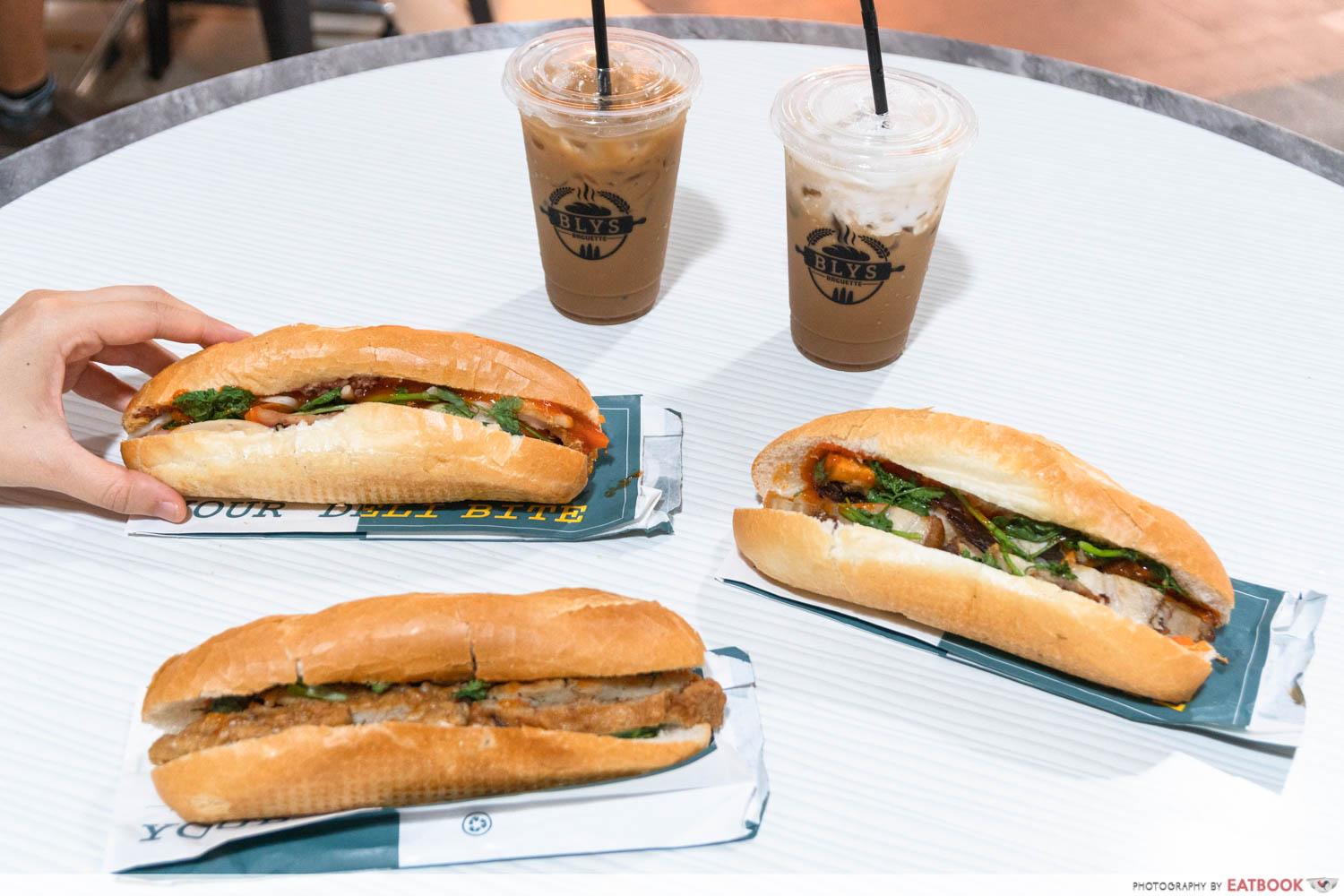 your deli bite banh mi flatlay