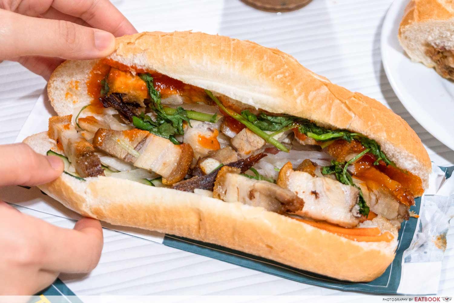 your deli bite banh mi roasted pork