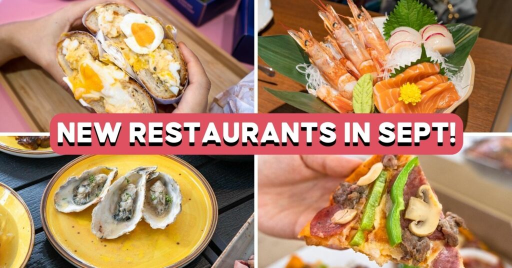 NEW RESTAURANTS IN SINGAPORE - SEPTEMBER 2022