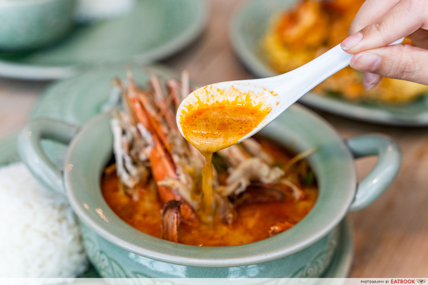 dusit thani greenhouse - tom yum goong soup