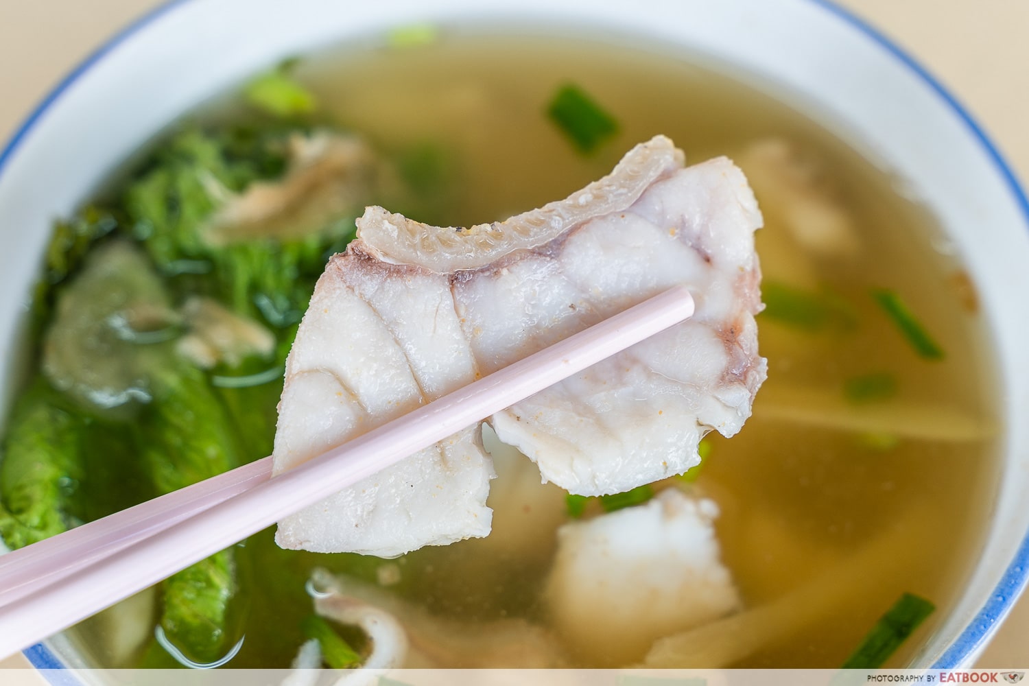 first street teochew fish soup - garoupa slice