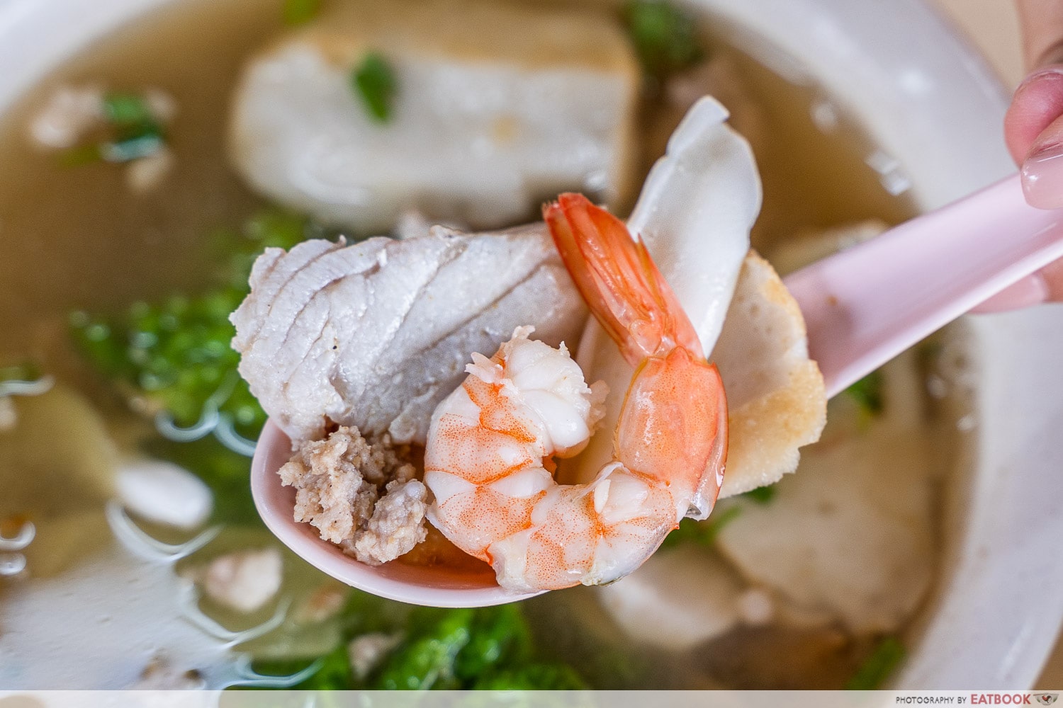 first street teochew fish soup - seafood soup ingredients