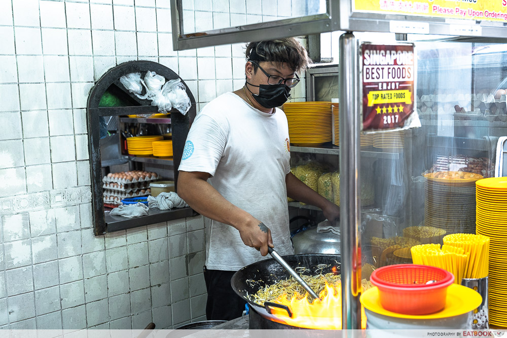 geylang lor 29 hokkien mee frying