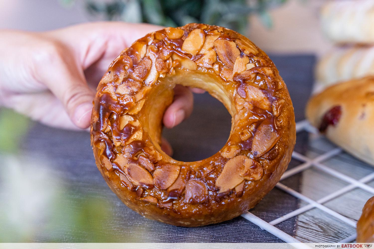 gokoku japanese bakery - fuji apple & caramel kouign-amann