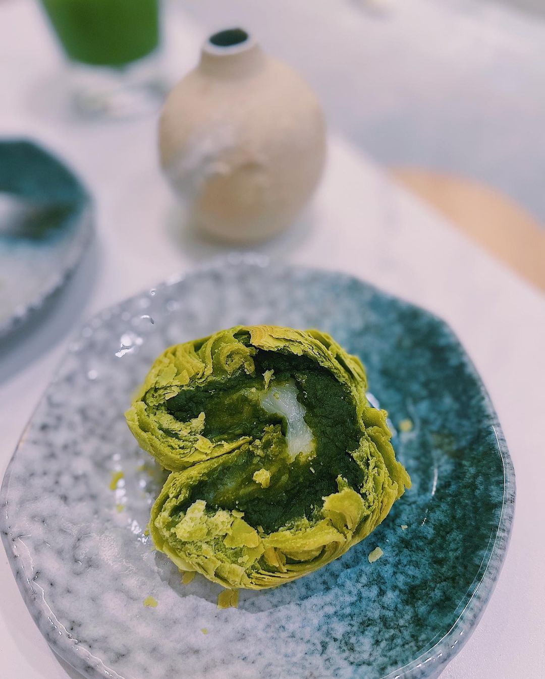 hvala takashimaya - matcha mochi mooncake