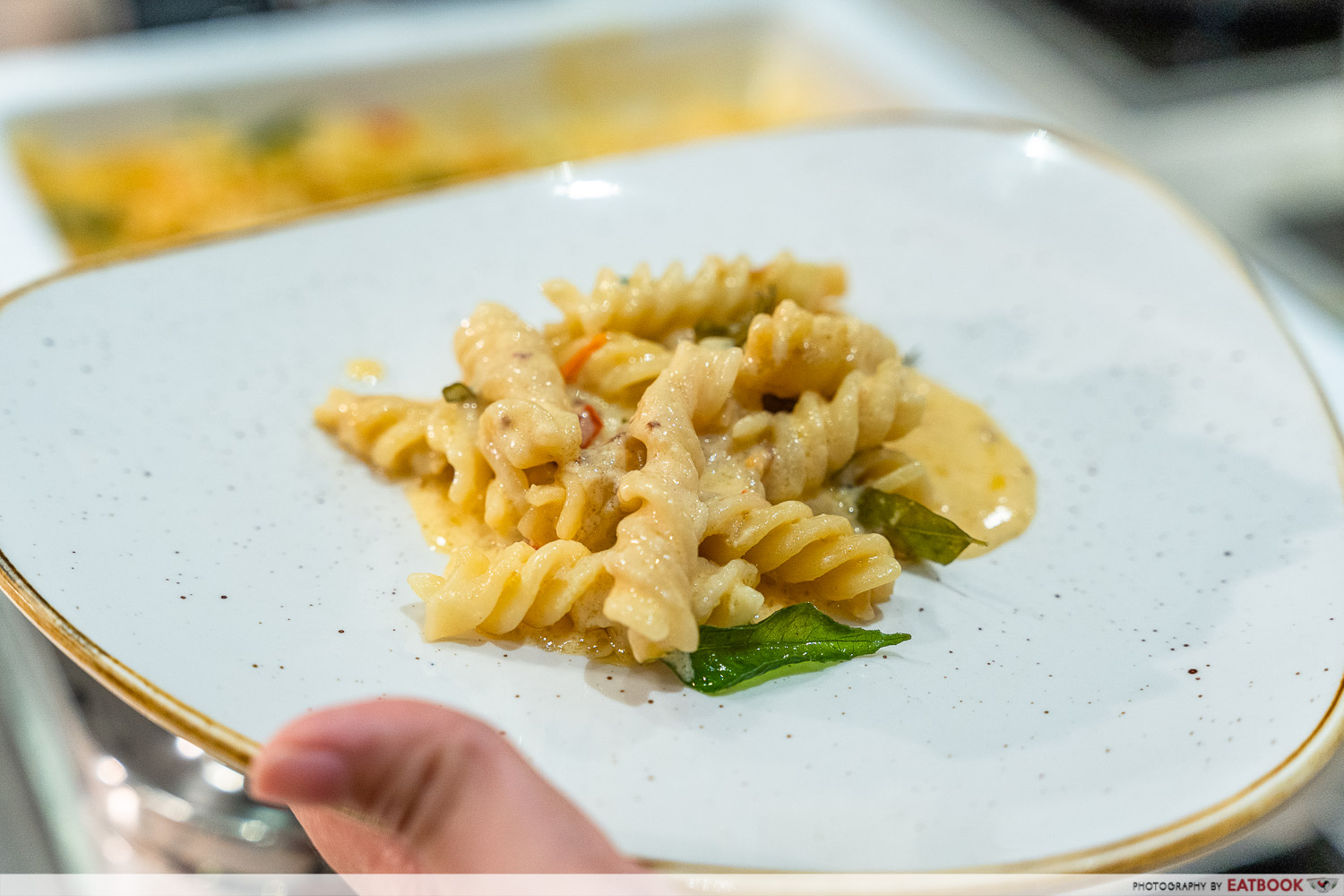 paradox singapore ellenborough market cafe - salted egg pasta