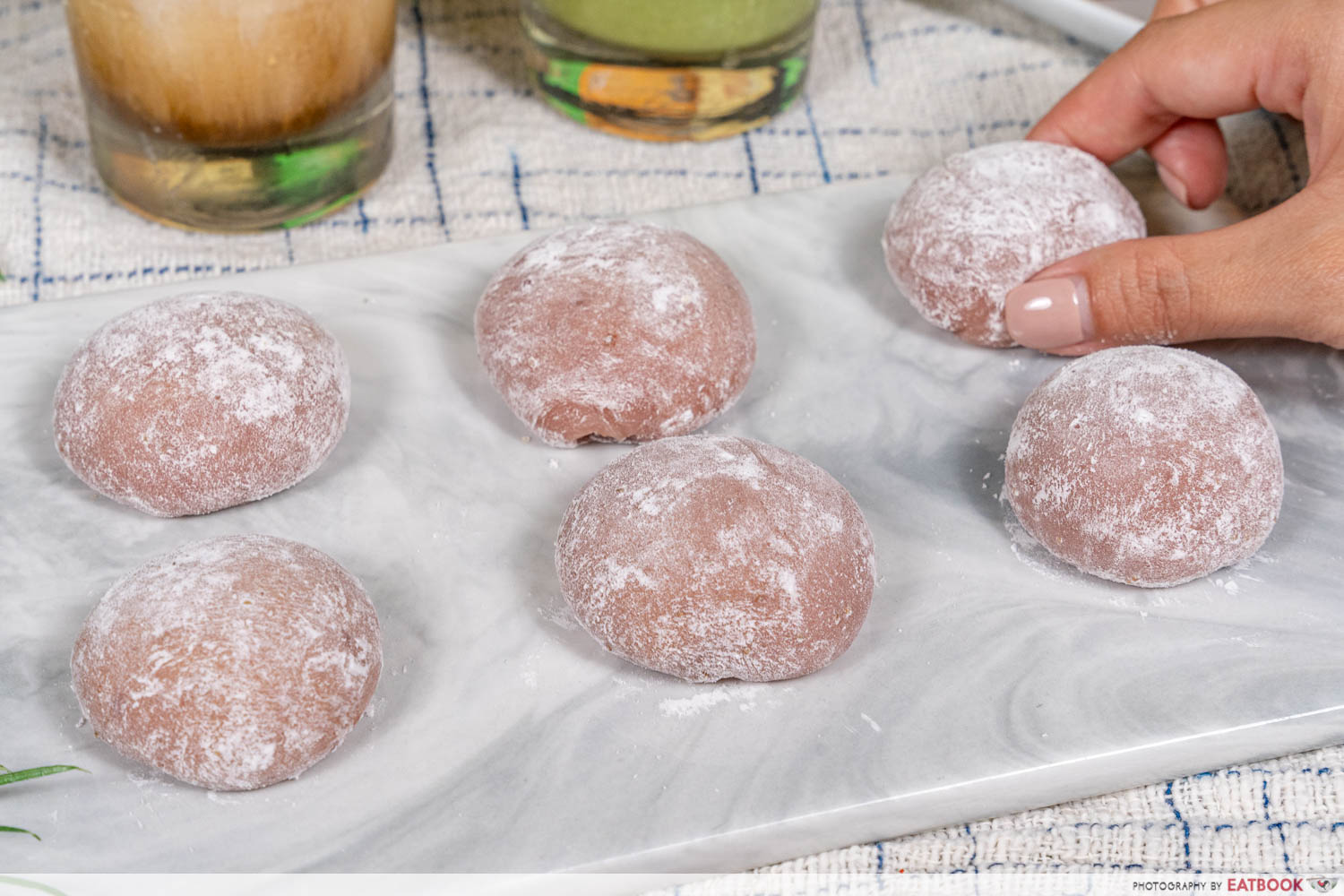 plucked freeze-dried fruit recipes - microwave daifuku