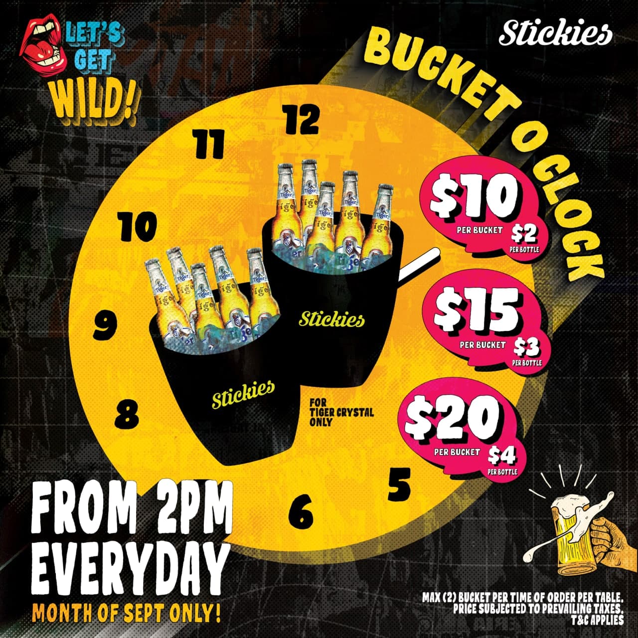 Stickies Bar Has $1 Beers And $10 Bucket Deals