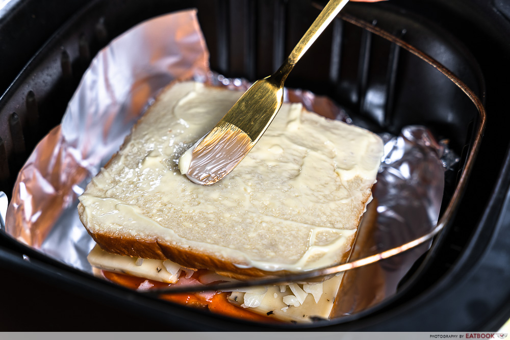 tillamook cheese - mayonnaise grilled cheese