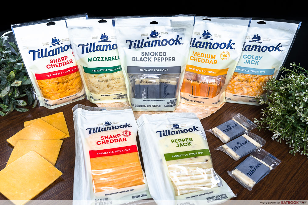 tillamook cheese - product shots