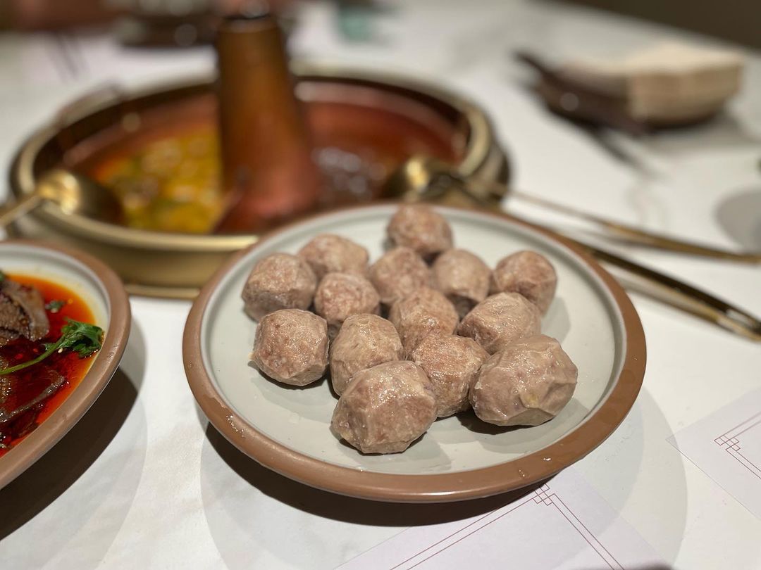 tong xin ru yi hotpot - beef balls