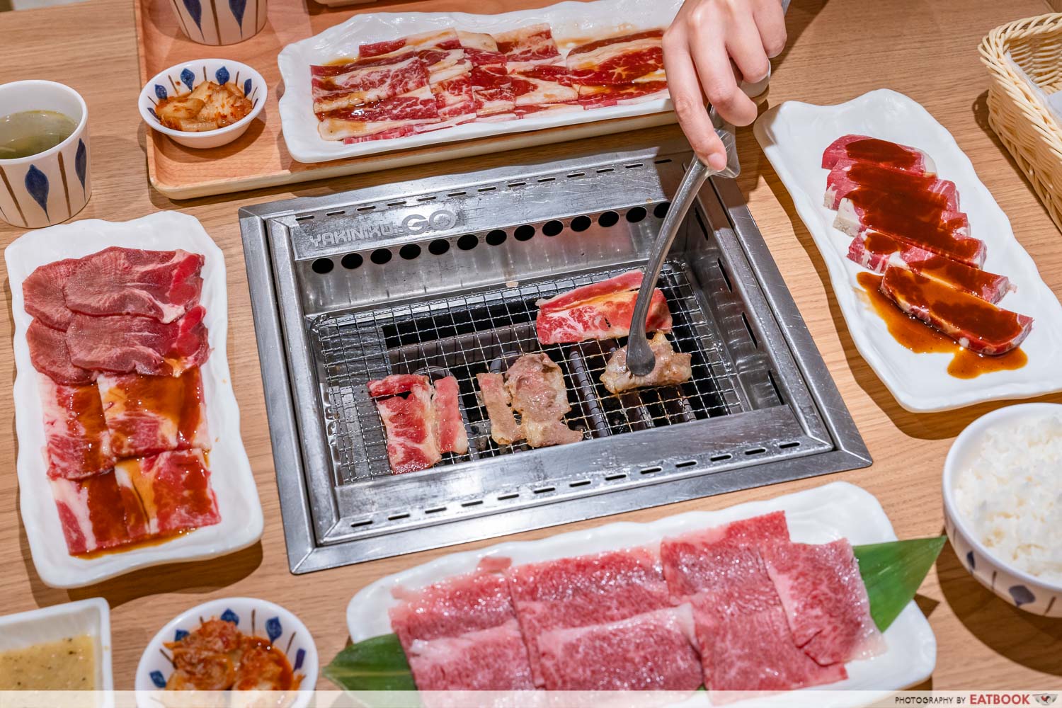 yakiniku-go jurong point - flatlay