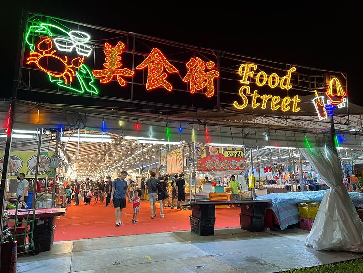 Yishun Food Street Giant Pasar Malam With 50 Food Stalls Open Till 2