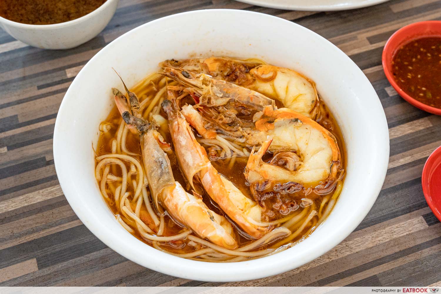 beach road prawn noodle house - jumbo prawn mee