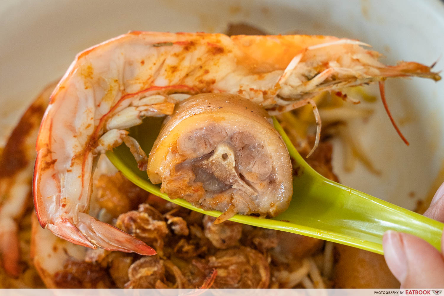 beach road prawn noodle house - prawn and pig tailbeach road prawn noodle house - prawn and pig tail