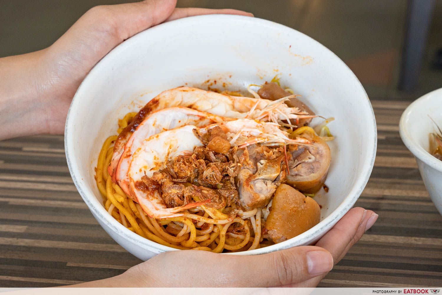 beach road prawn noodle house - prawn with pig tail mee