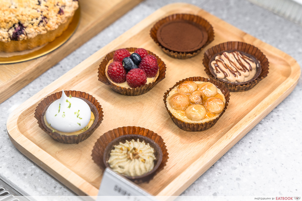 drips bakery raffles place mini tarts