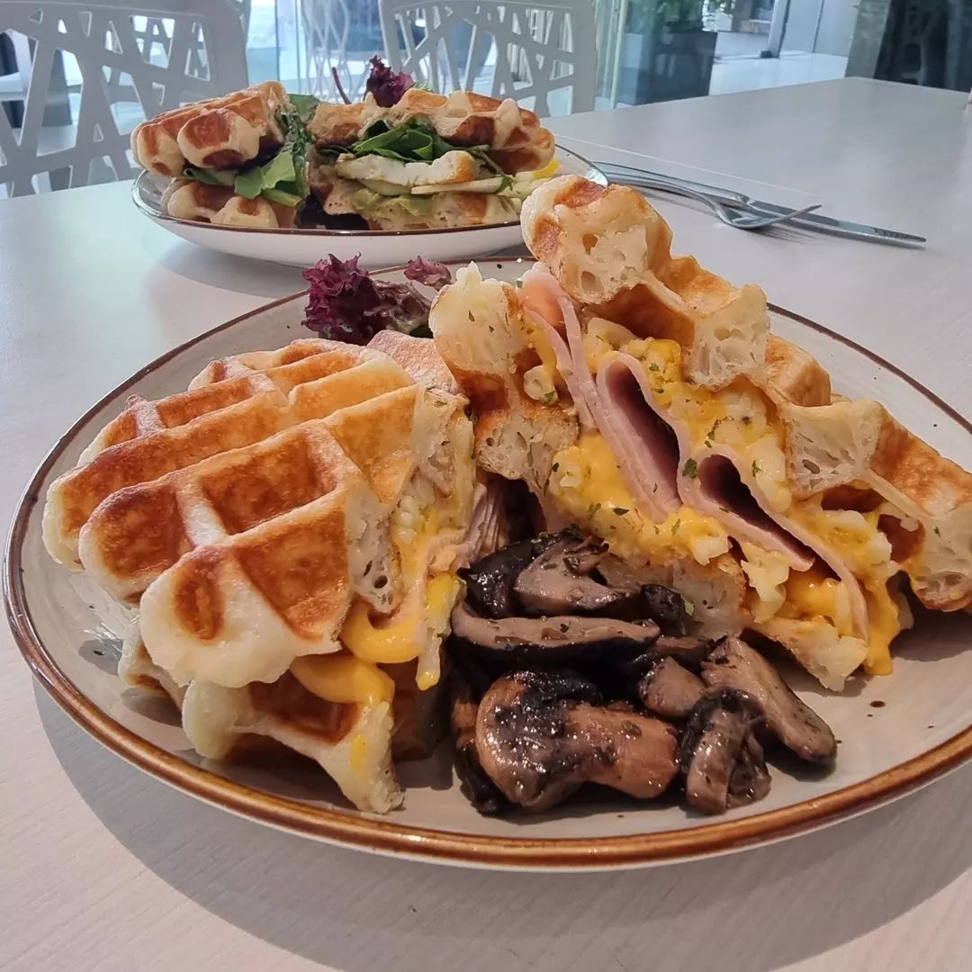 forage-cafe-ham-waffle