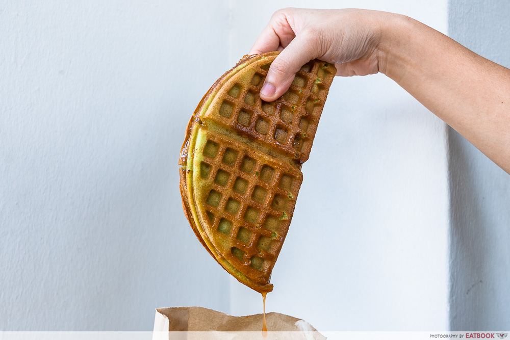 garden pastry waffle