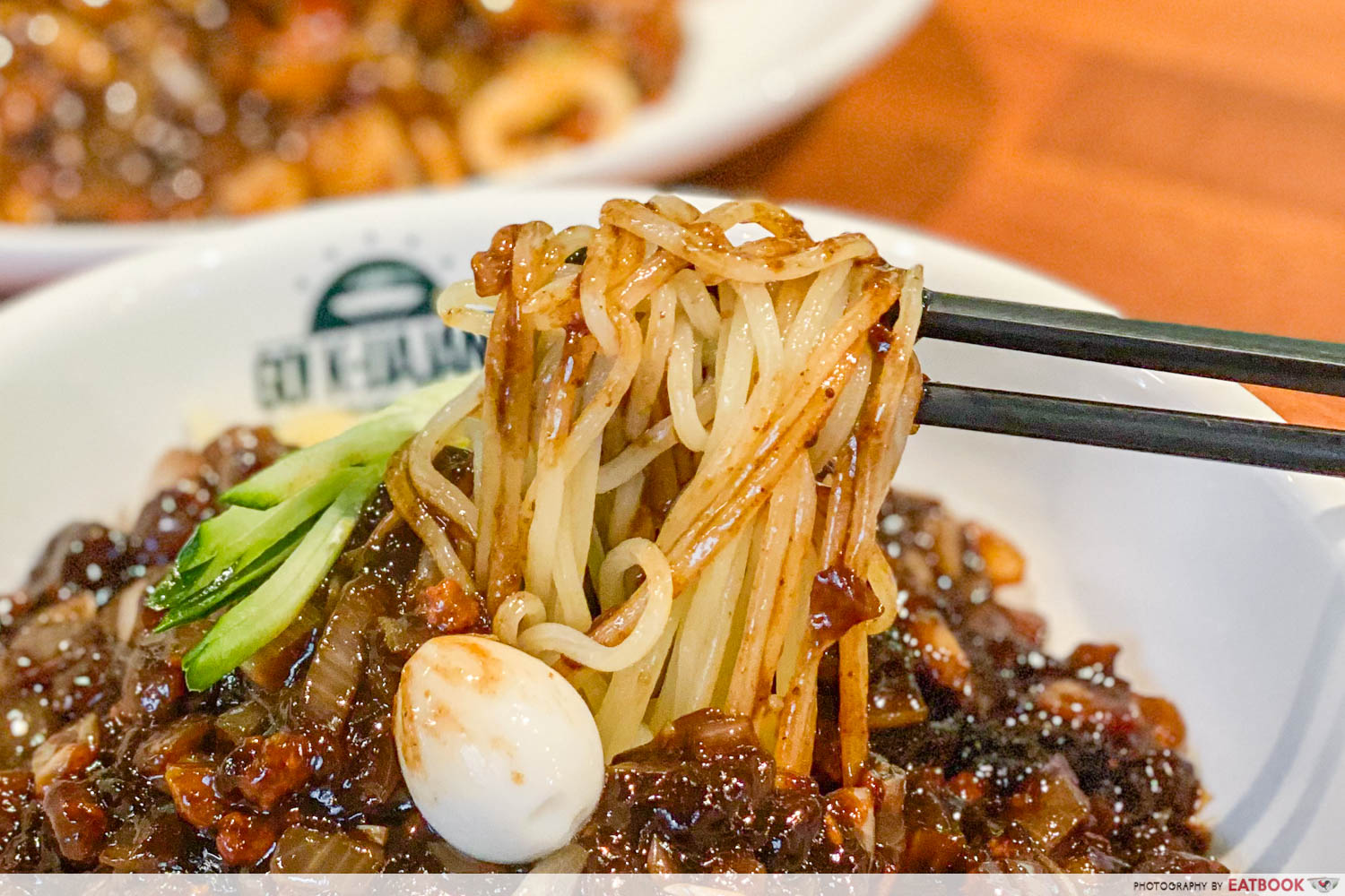 go k jjajang - jjajangmyeon closeup