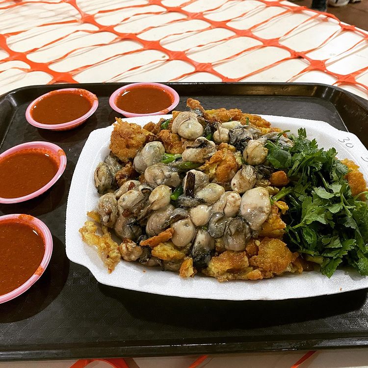 hup kee oyster omelette