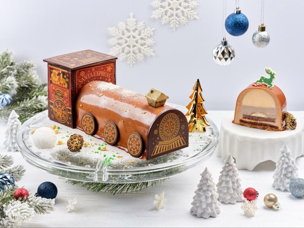 marriott tang plaza hotel xmas log cake