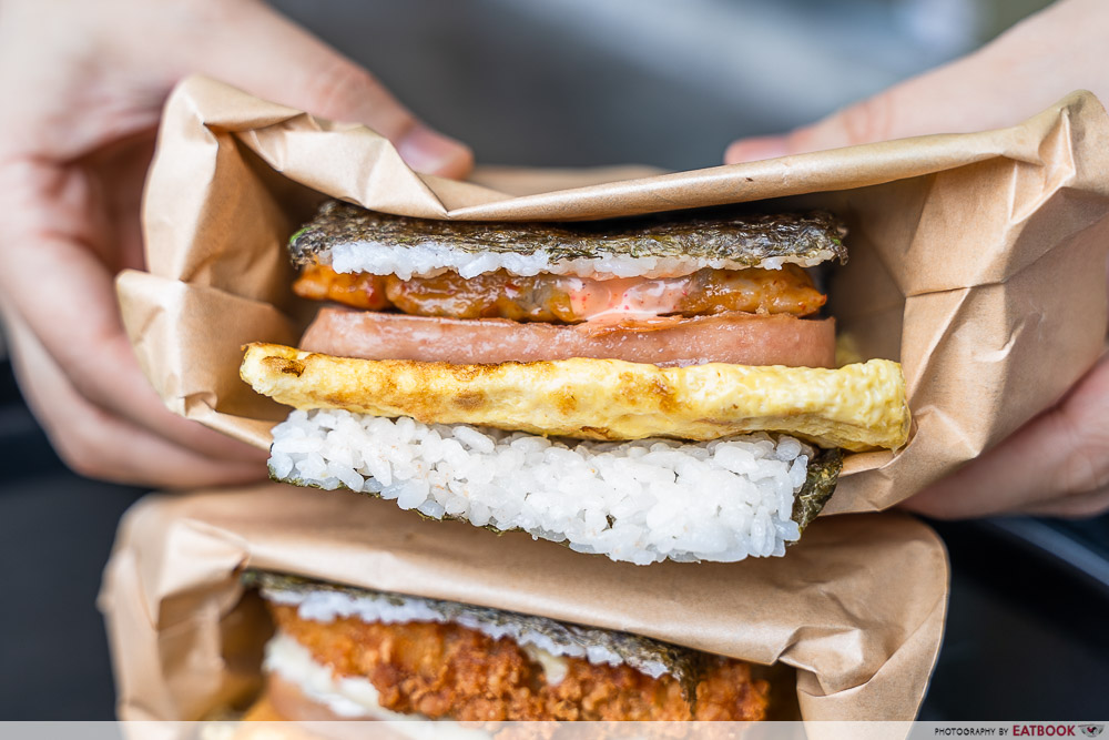 mr onigiri rice stack